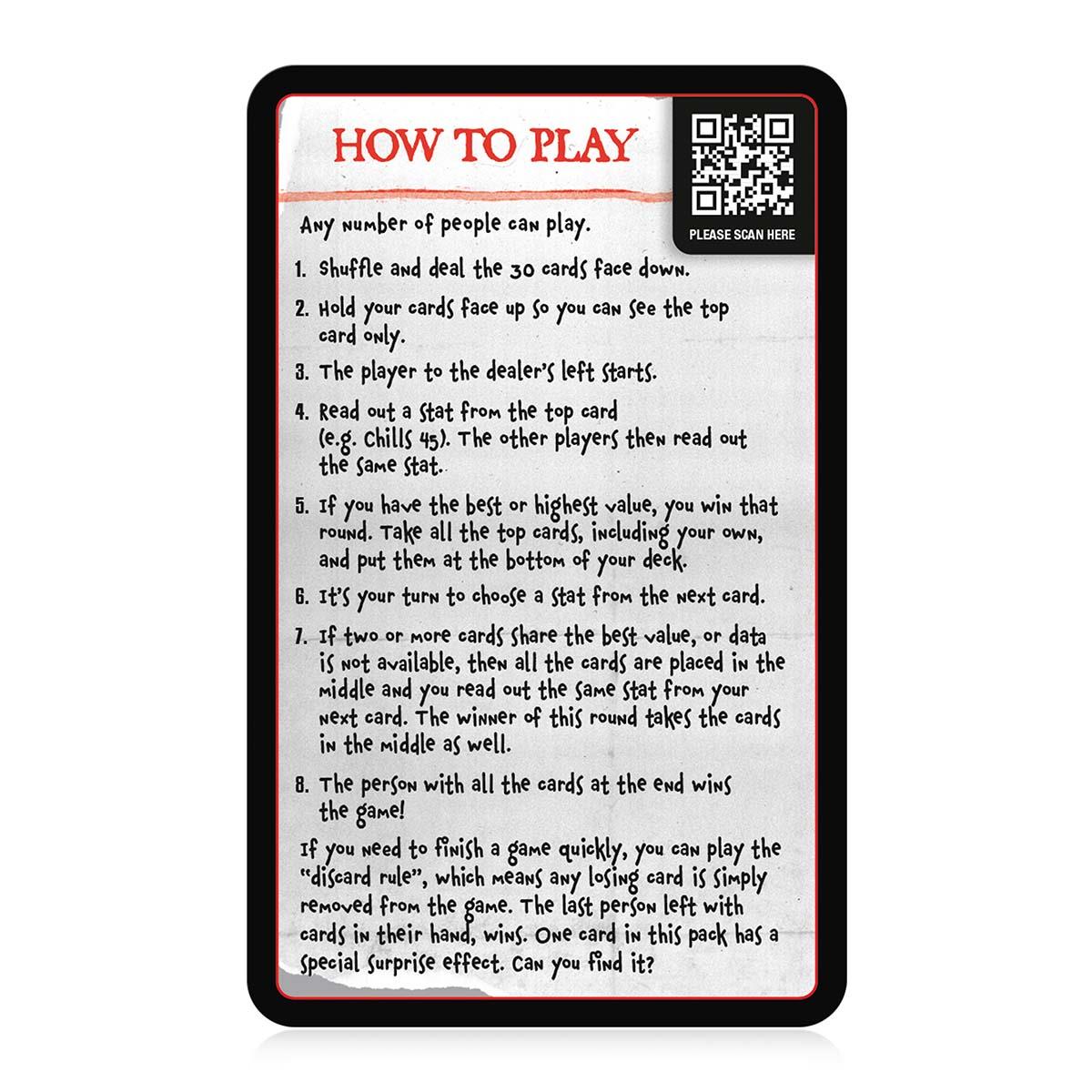 Stranger Things Top Trumps Card Game Collectors Tin