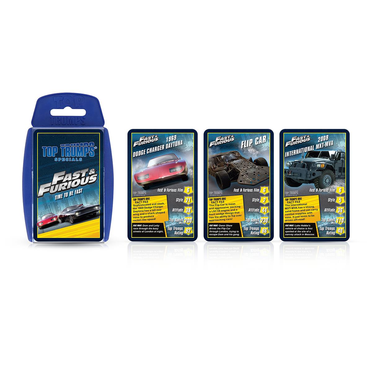 Fast & Furious Top Trumps Card Game