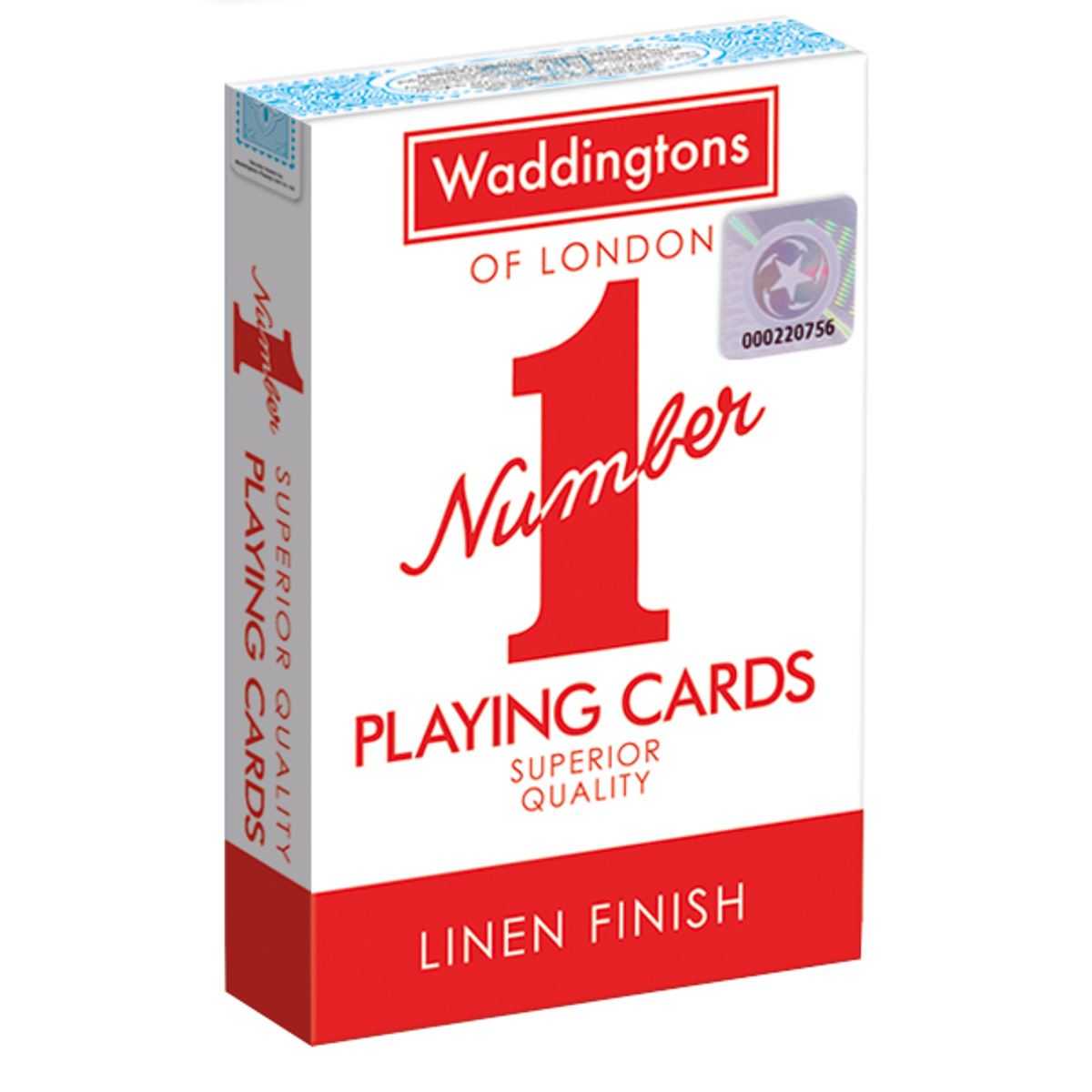 Classic Red Waddingtons Number 1 Playing Cards