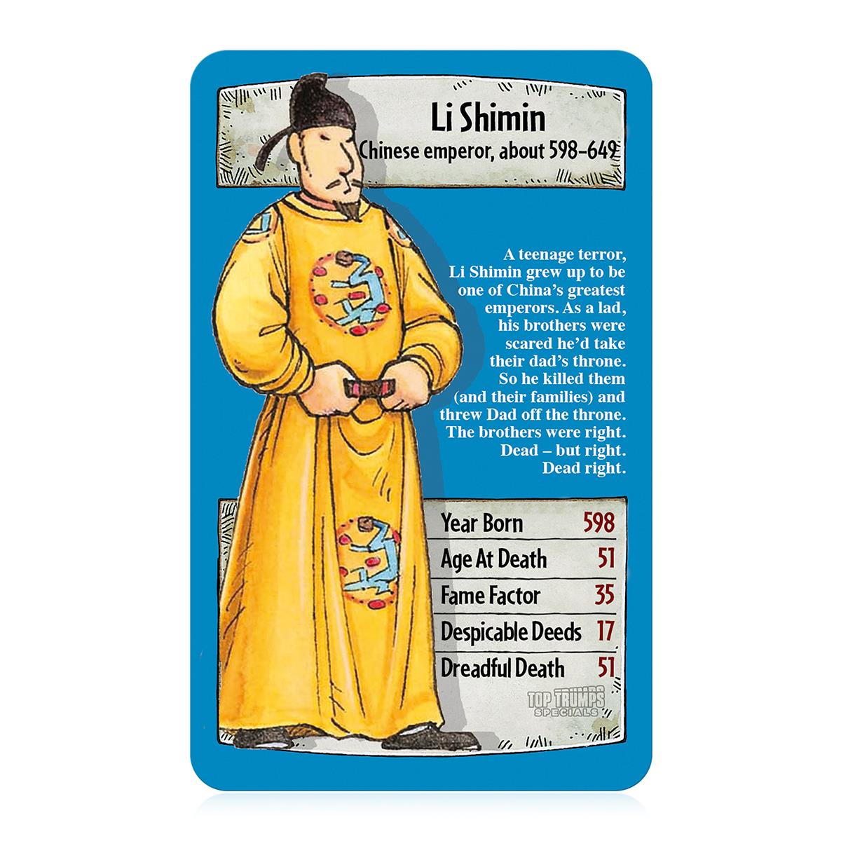 Horrible Histories Top Trumps Card Game