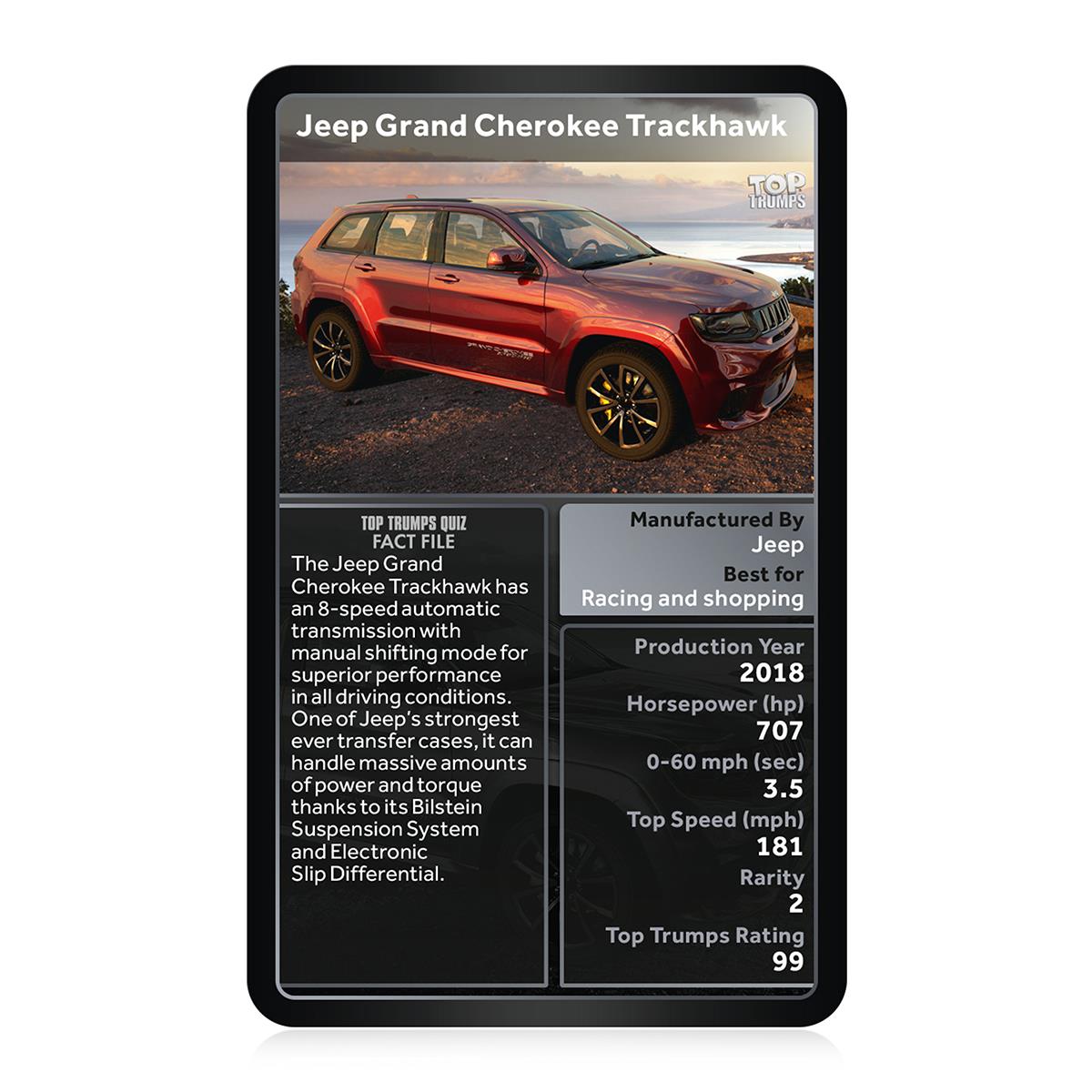Ultimate 4x4 Vehicles Top Trumps Card Game