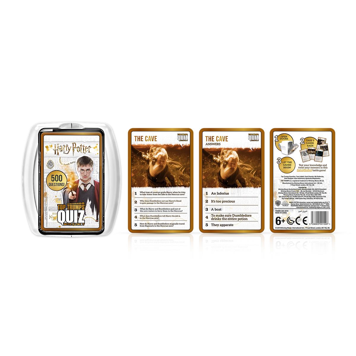 Harry Potter Top Trumps Quiz Card Game