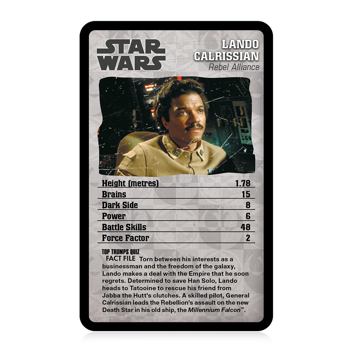 Star Wars Episodes 4-6 Top Trumps Card Game