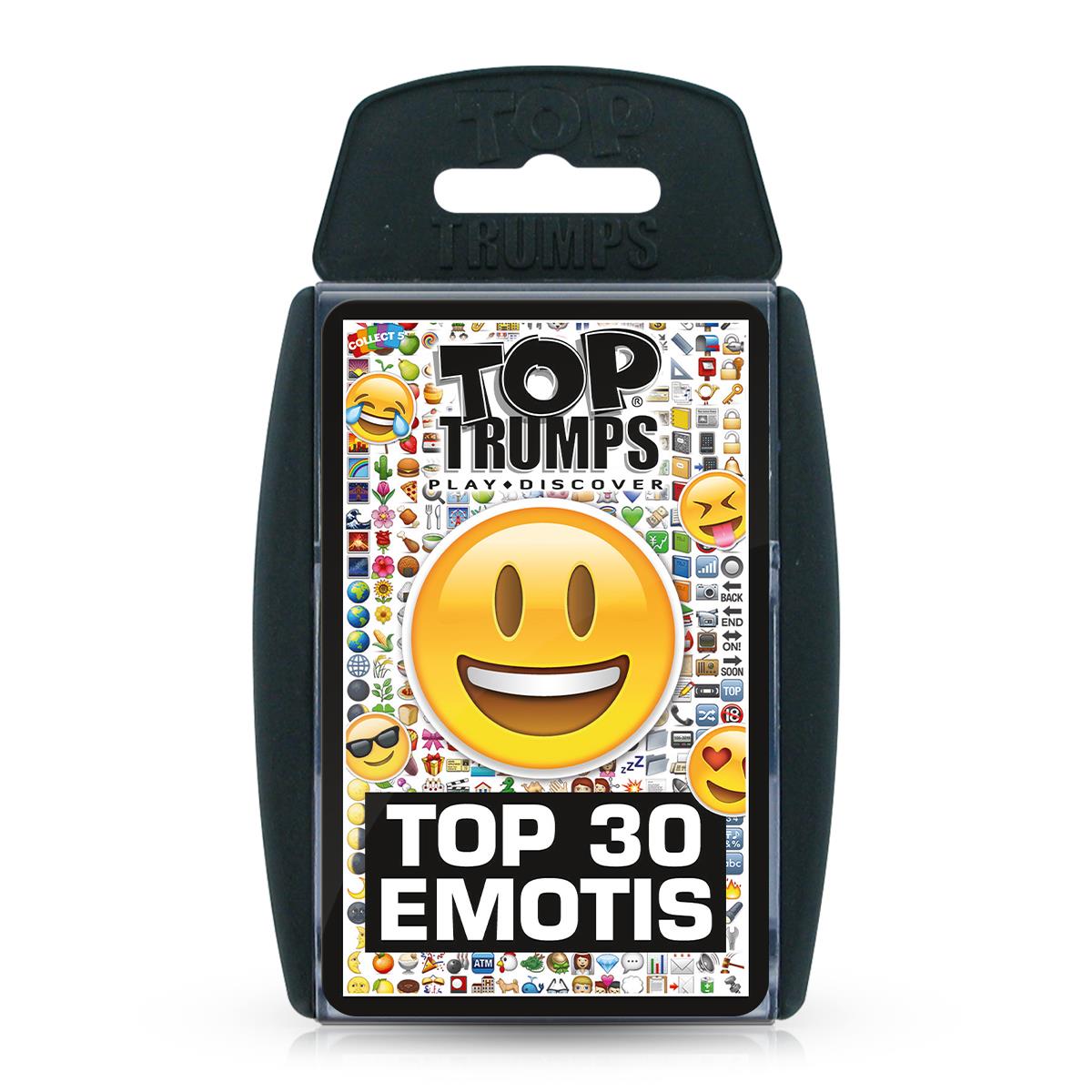 Top 30 Emotis Top Trumps Card Game