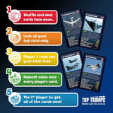 Ultimate Military Jets Top Trumps Card Game