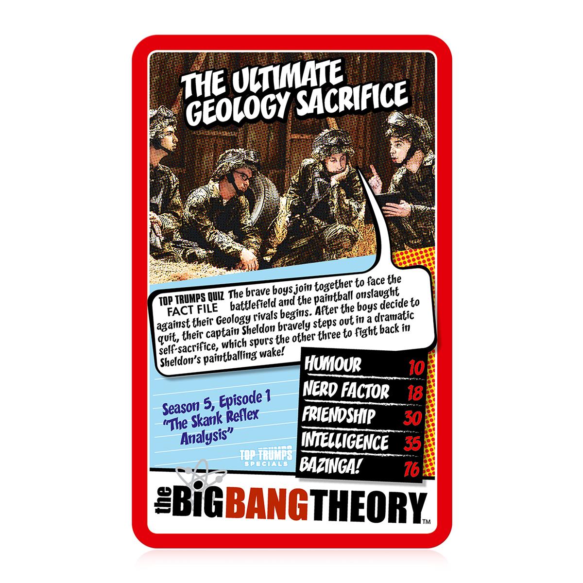 The Big Bang Theory Top Trumps Card Game