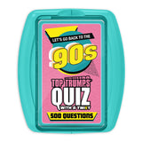 1990's Top Trumps Quiz Card Game