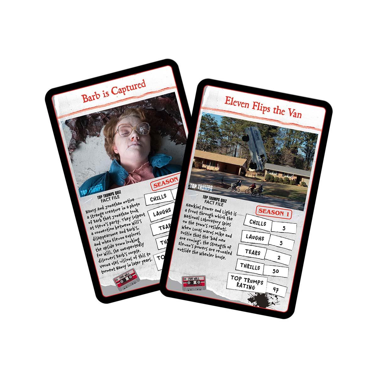 Stranger Things Top Trumps Card Game Collectors Tin