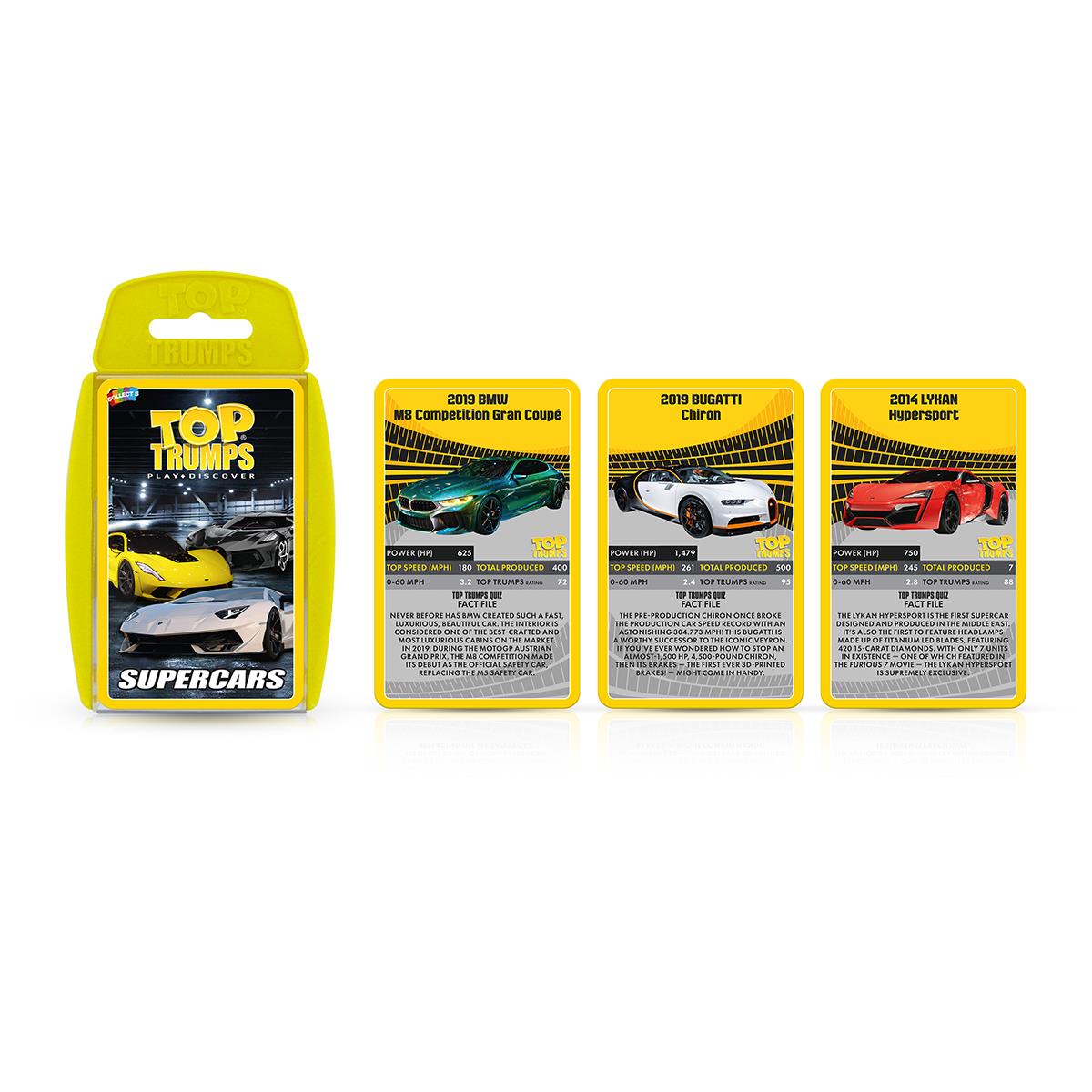 Supercars Top Trumps Card Game