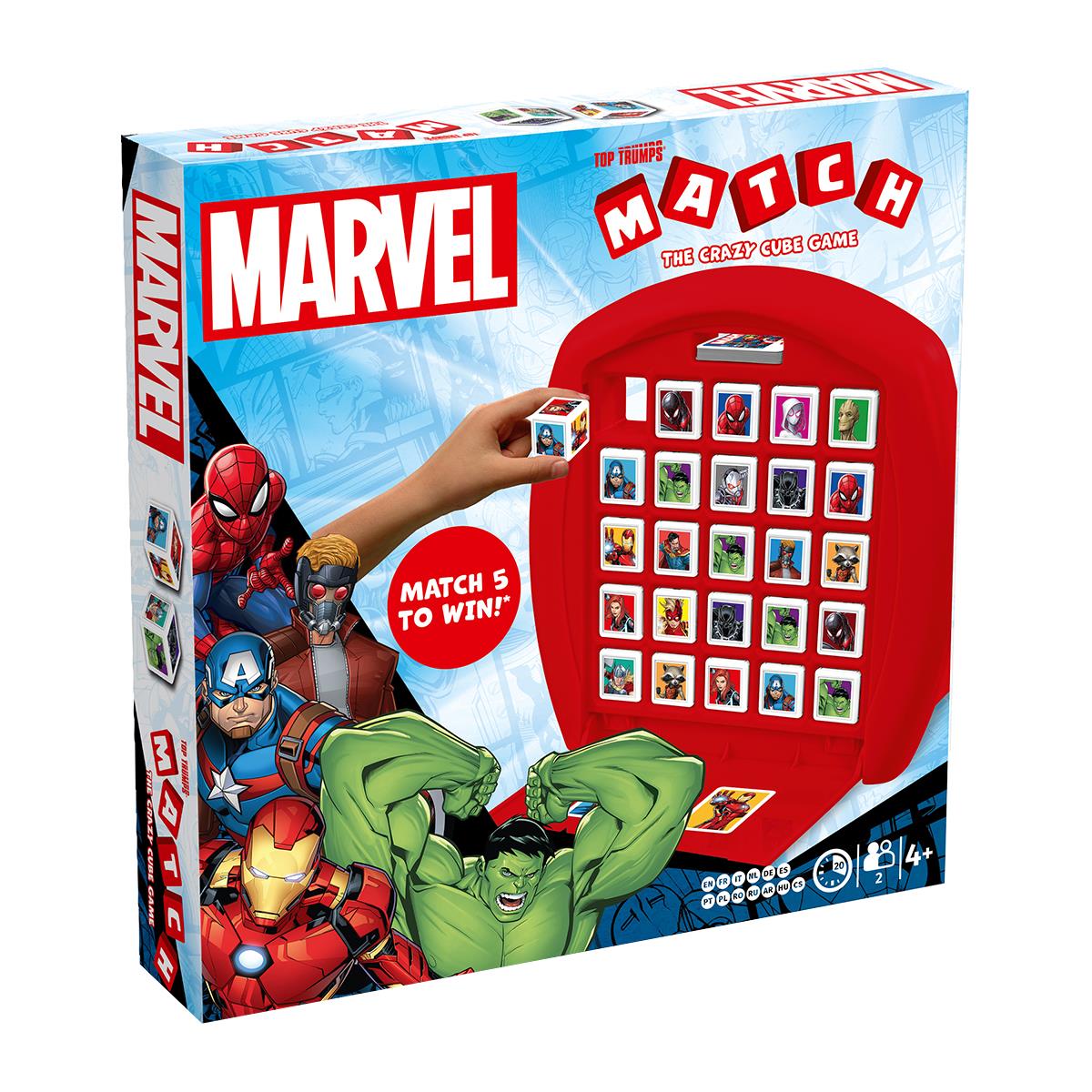 Marvel Top Trumps Match - The Crazy Cube Game