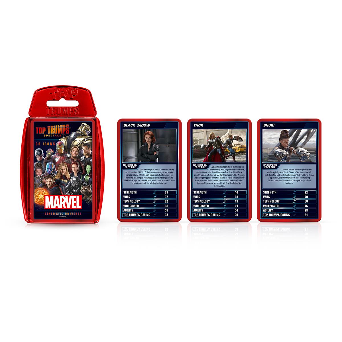 Marvel Cinematic Universe Top Trumps Card Game