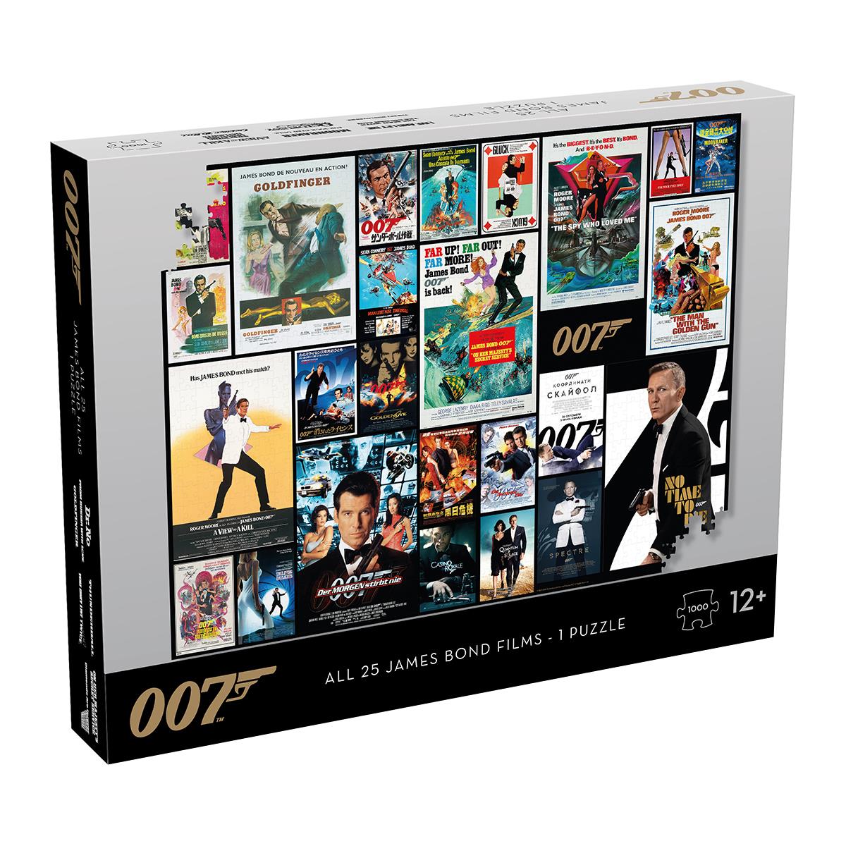 James Bond Movie Poster 1000 Piece Jigsaw Puzzle