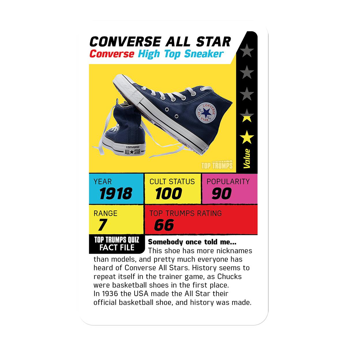 Top Trumps Gen Z - Guide to Trainers Card Game