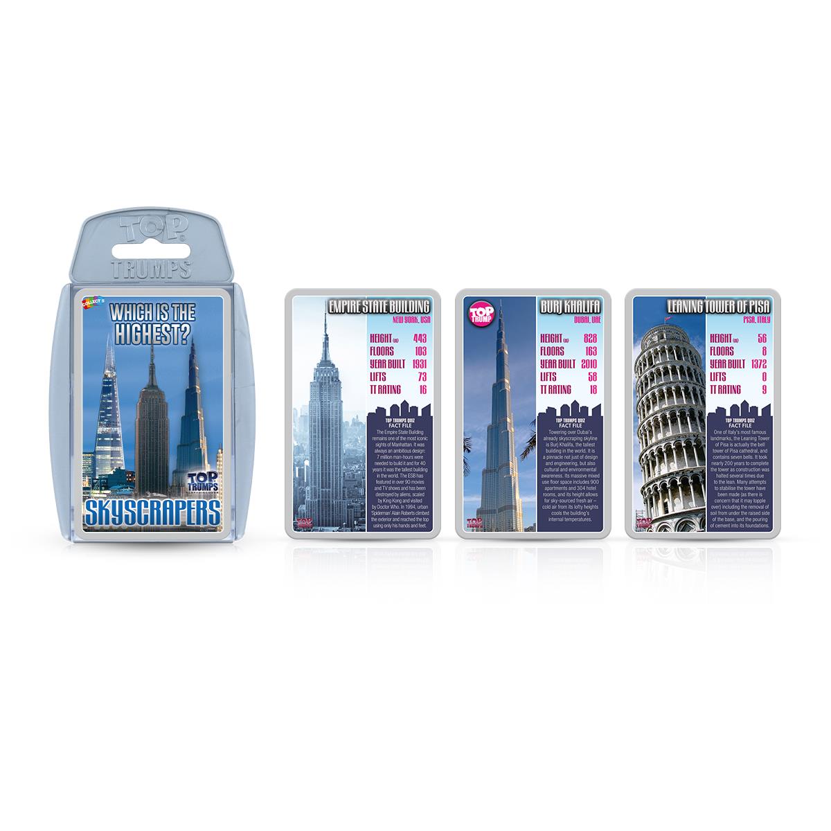 Skyscrapers Top Trumps Card Game