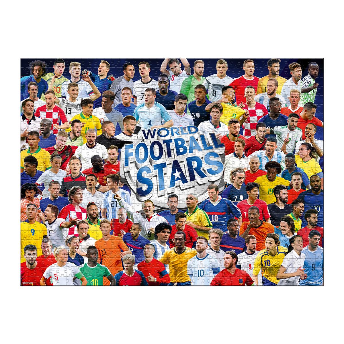 World Football Stars 1000 Piece Jigsaw Puzzle