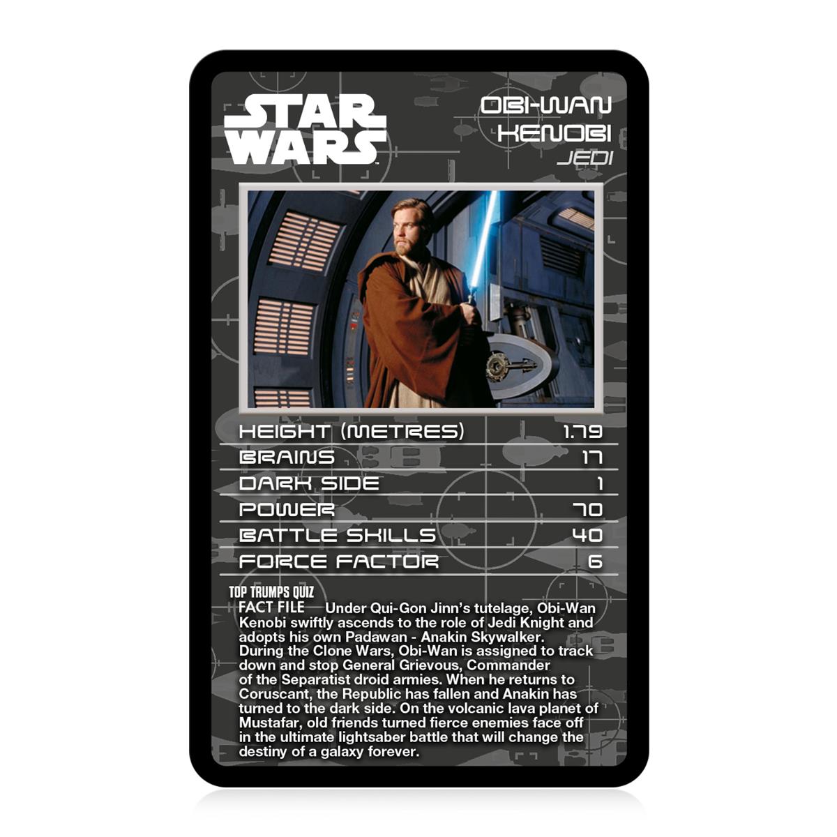 Star Wars Episodes 1-3 Top Trumps Card Game