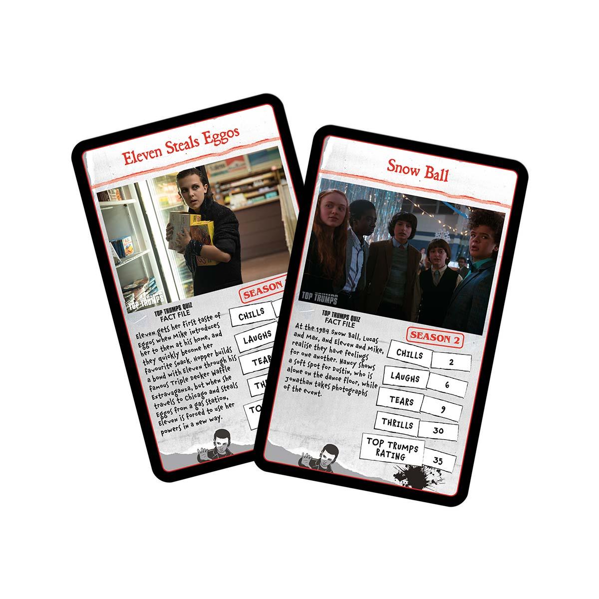 Stranger Things Top Trumps Card Game Collectors Tin