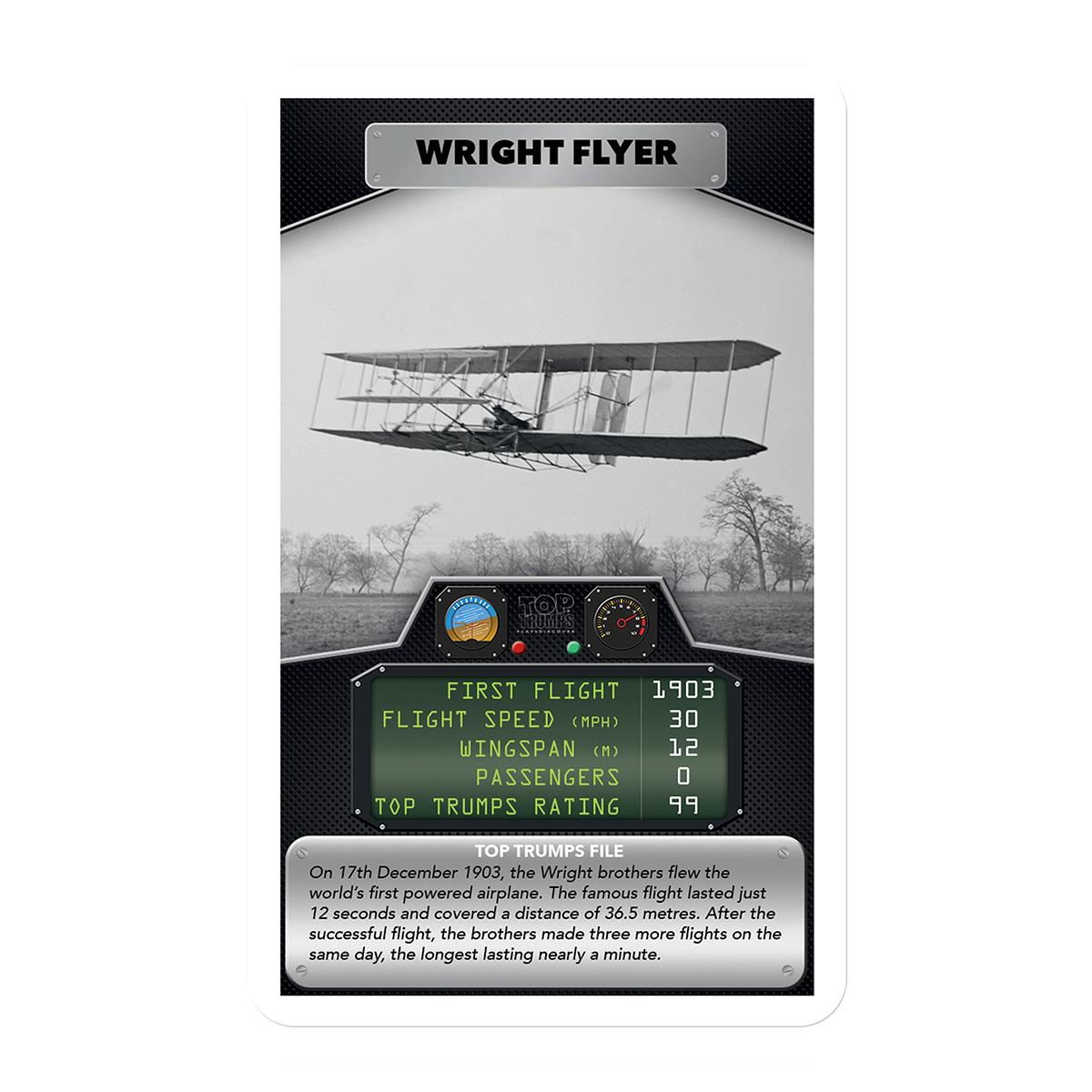 Planes Top Trumps Card Game