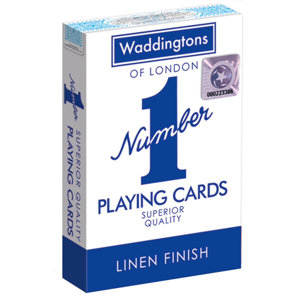 Classic Blue Waddingtons Number 1 Playing Cards