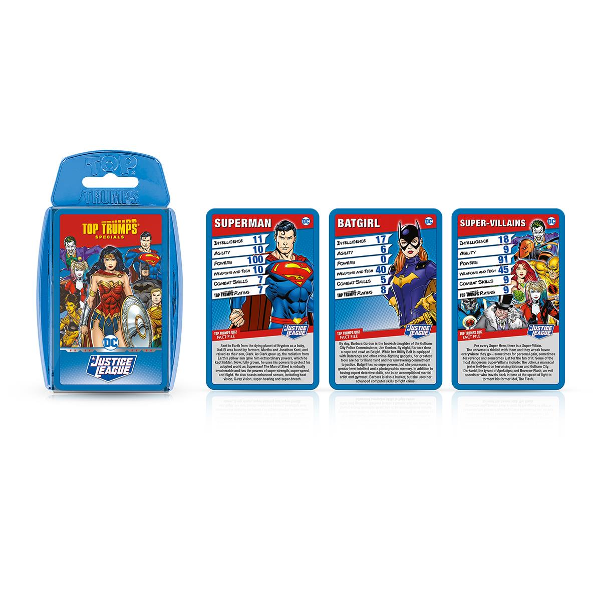 Justice League Top Trumps Card Game