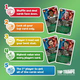 World Football Stars Top Trumps Card Game & Football Gift Set