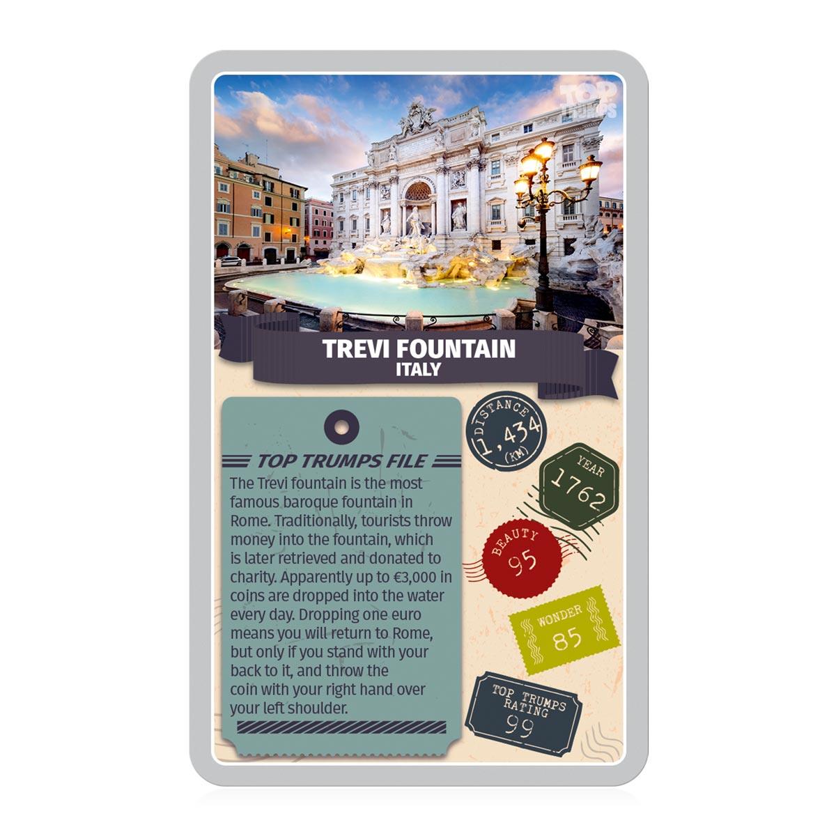 Monuments of the World Top Trumps Card Game