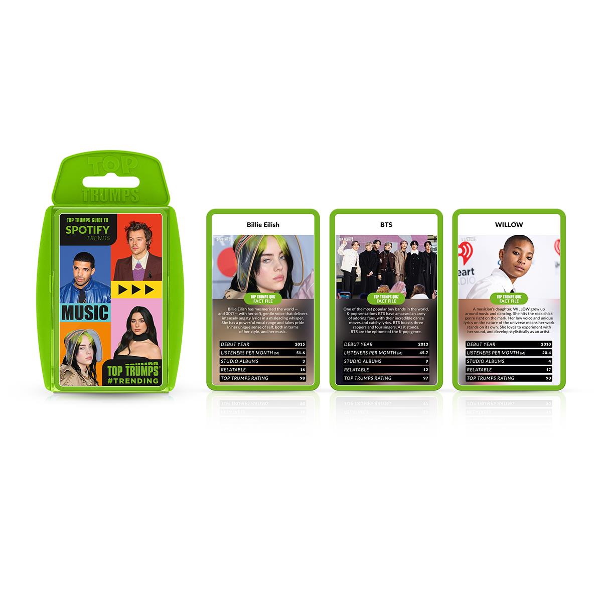 Top Trumps Gen Z - Guide to Spotify Trends Card Game