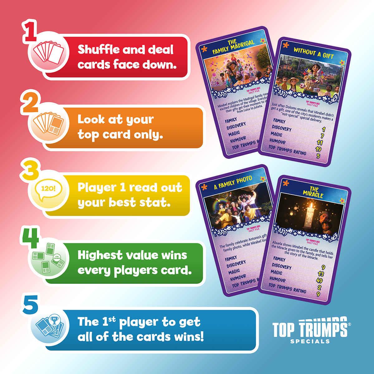 Encanto Top Trumps Card Game