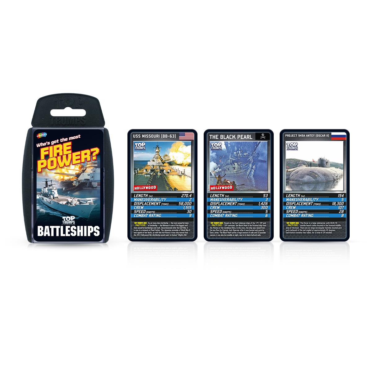 Battleships Top Trumps Card Game
