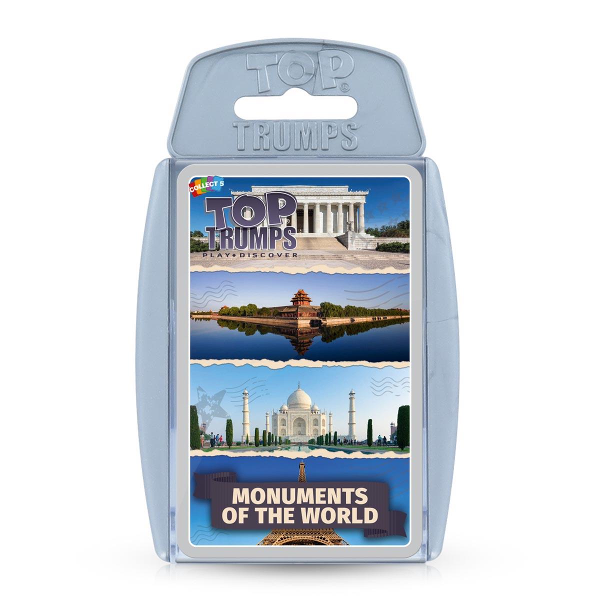 Monuments of the World Top Trumps Card Game