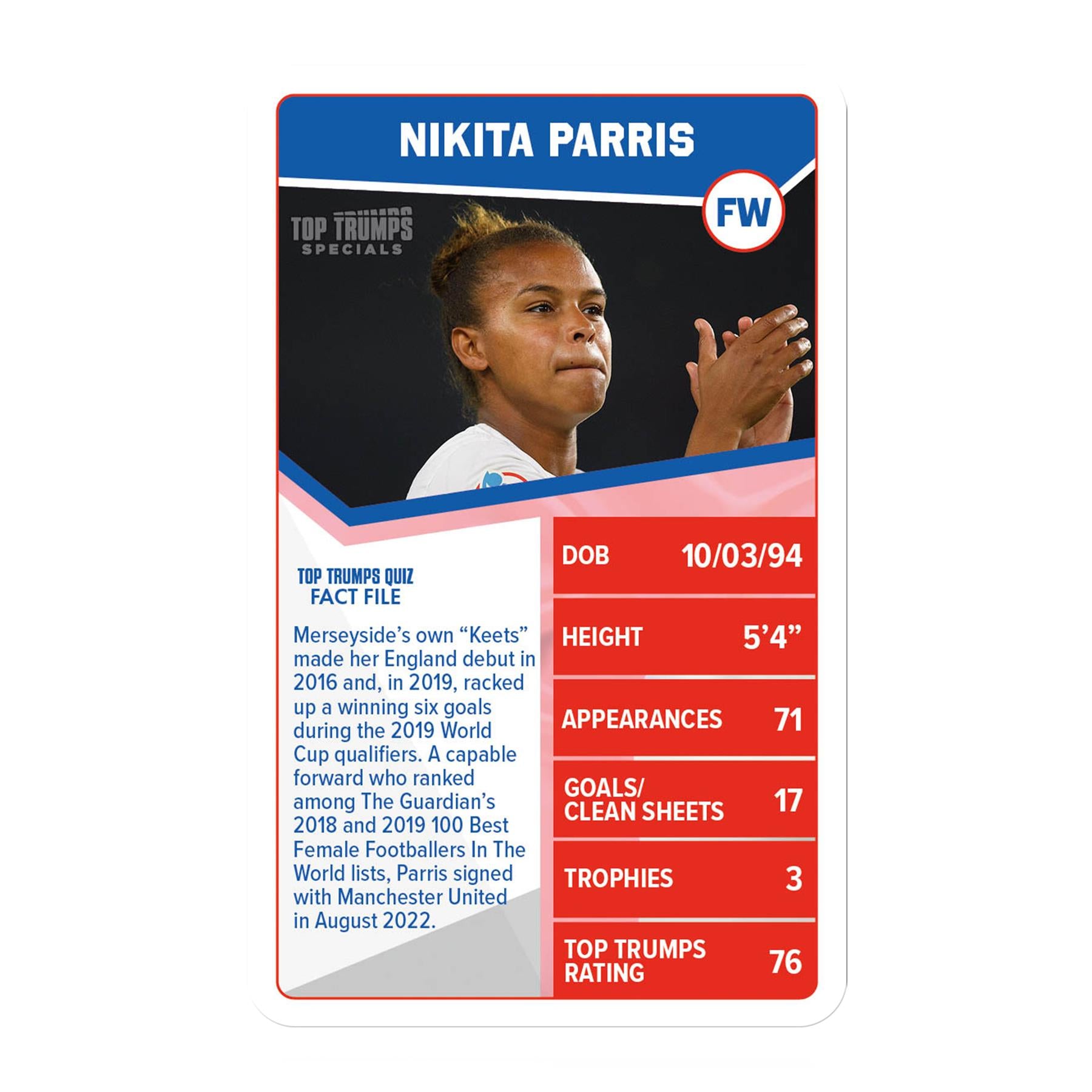Top Trumps - England Womens Football Stars
