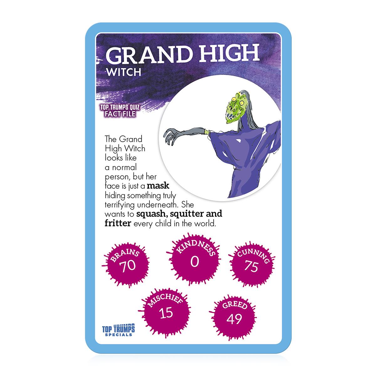 Roald Dahl Vol 2 Top Trumps Card Game