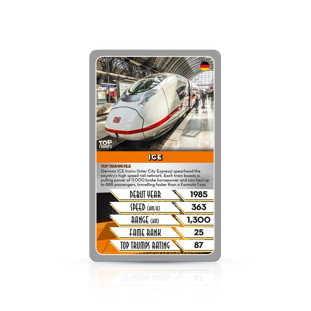 Trains Top Trumps Card Game