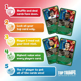 World Football Stars Top 200 Top Trumps Card Game – Chrome Green Pack