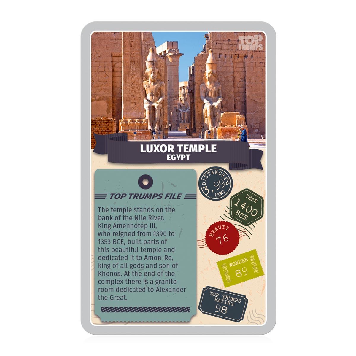 Monuments of the World Top Trumps Card Game