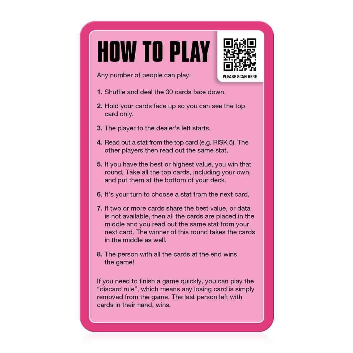 Squid Game Limited Edition Top Trumps Card Game