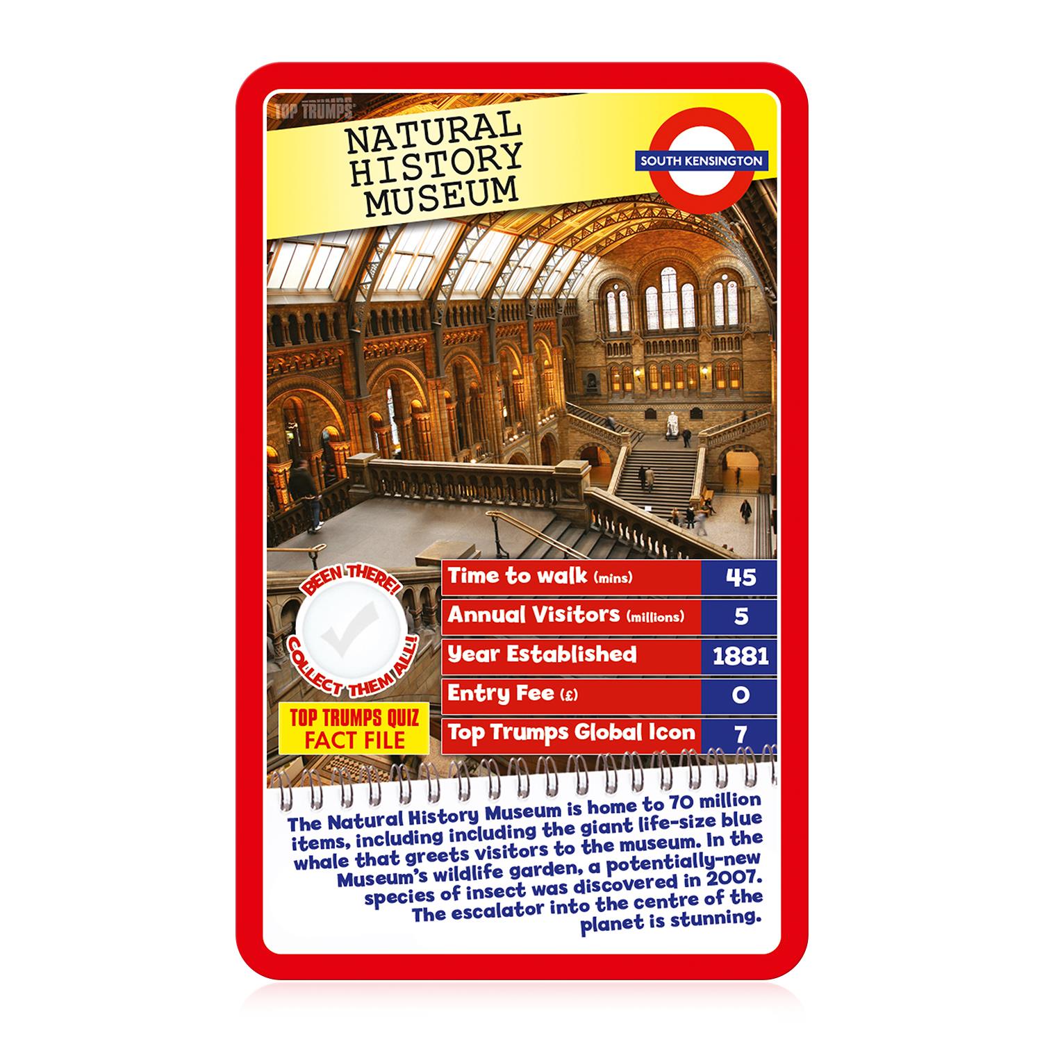London 30 Things to See Top Trumps Card Game