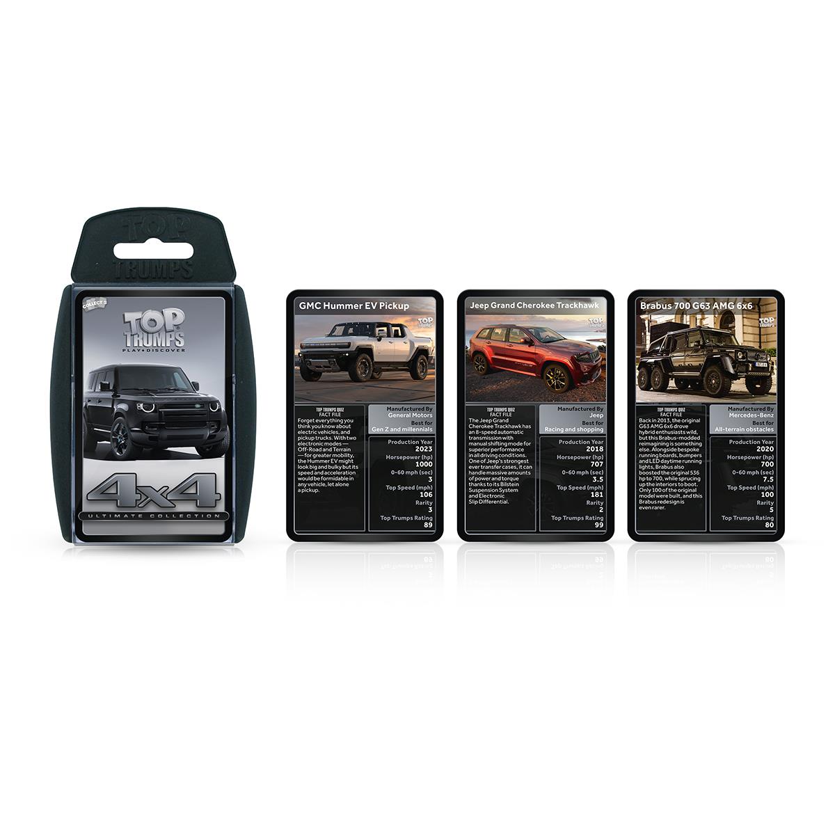 Ultimate 4x4 Vehicles Top Trumps Card Game