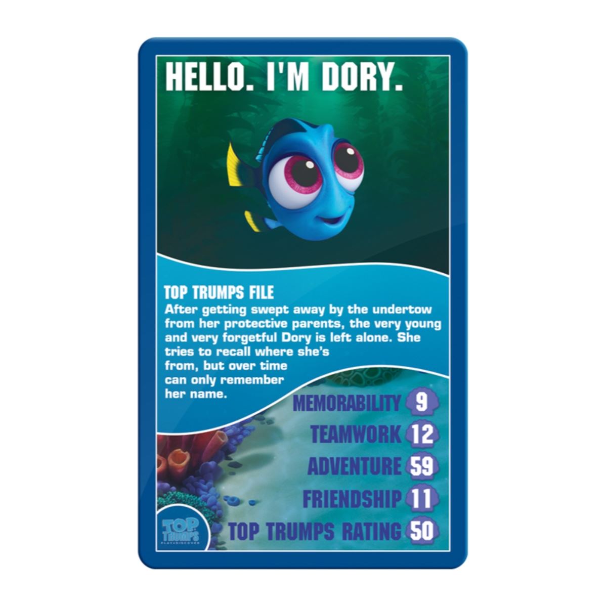 Finding Dory Top Trumps Card Game