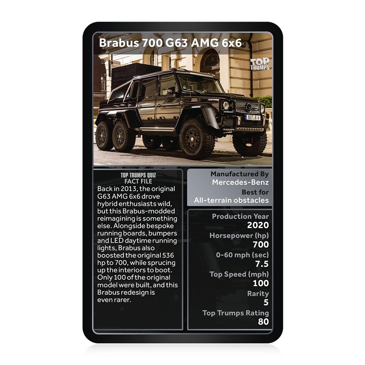 Ultimate 4x4 Vehicles Top Trumps Card Game