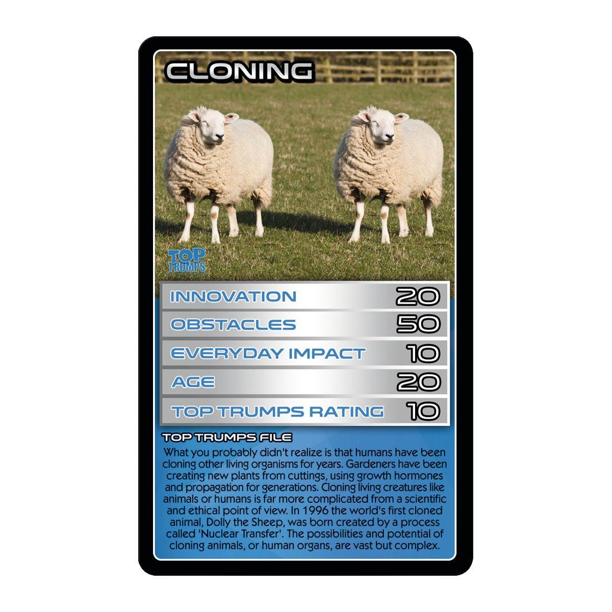 Sensational Science STEM Top Trumps Card Game