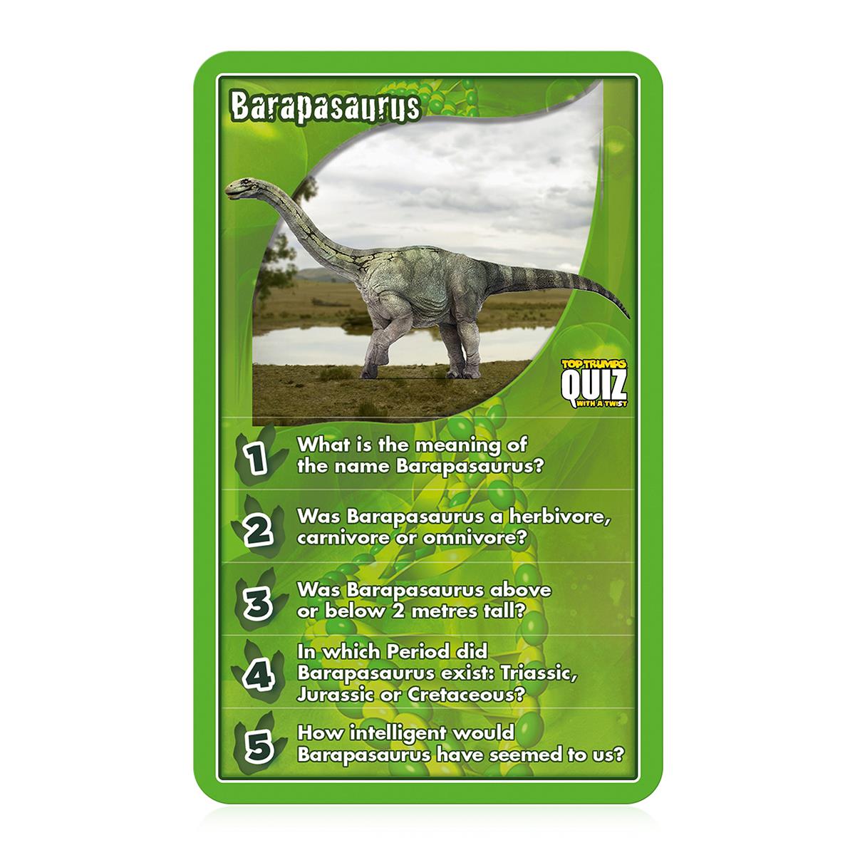 Dinosaurs Top Trumps Quiz Card Game