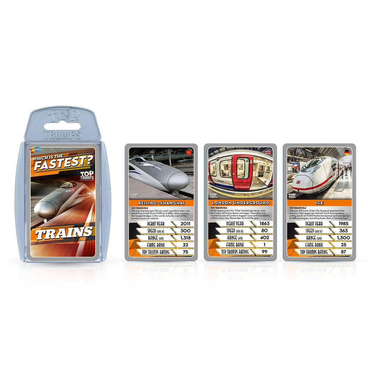 Trains Top Trumps Card Game