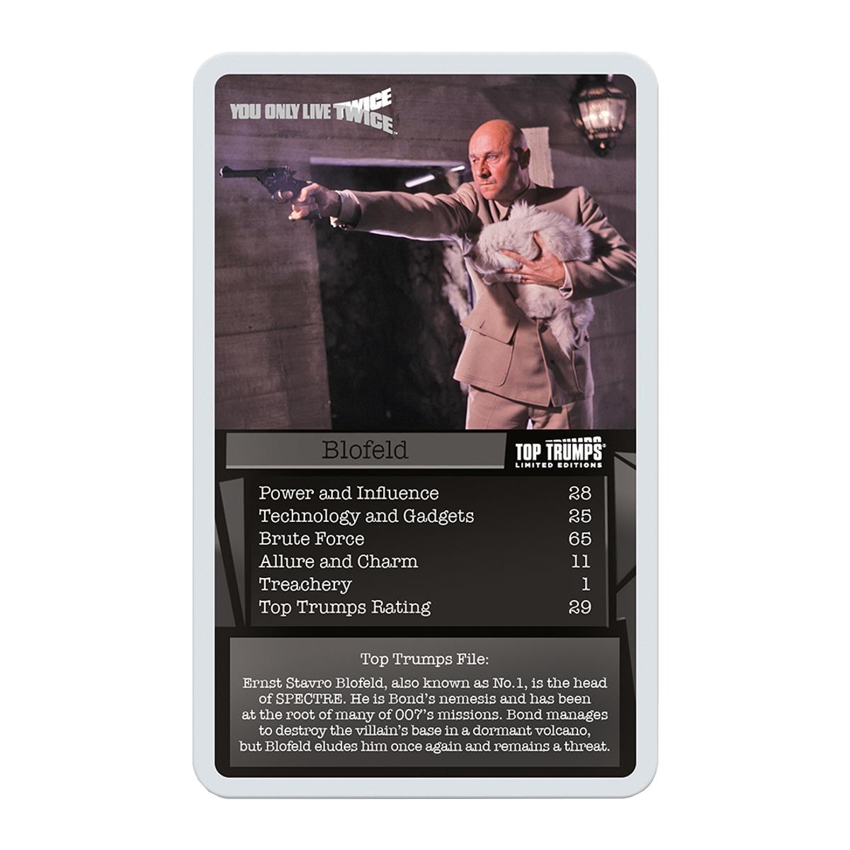James Bond 007 'Every Assignment' 2020 Top Trumps Card Game