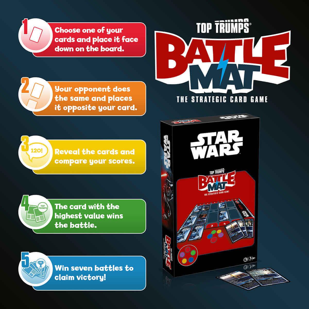 Star Wars Top Trumps Battle Mat Card Game