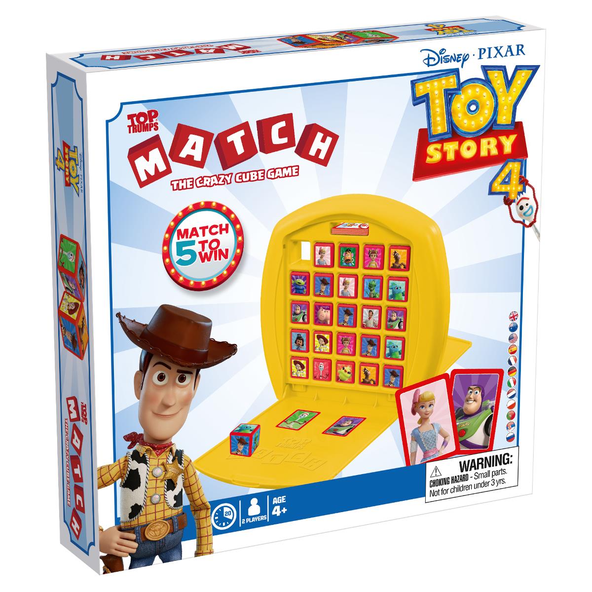 Toy Story 4 Top Trumps Match - The Crazy Cube Game