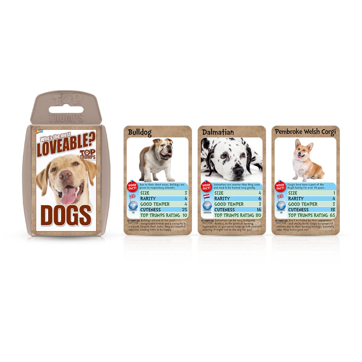 Dogs Top Trumps Card Game