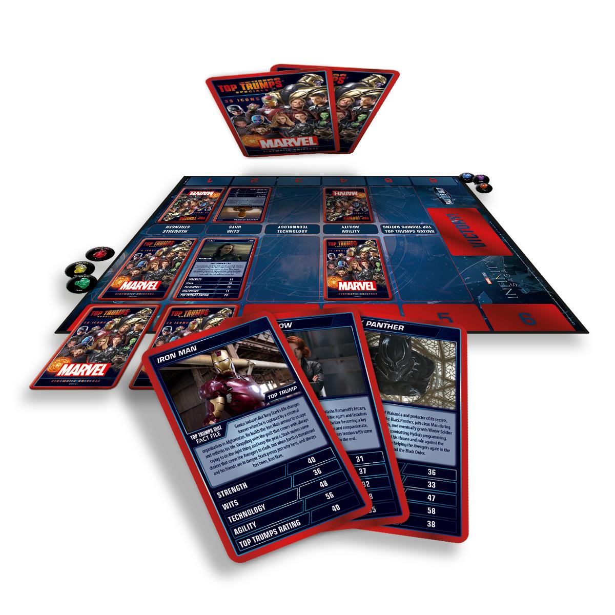 Marvel Top Trumps Battle Mat Card Game