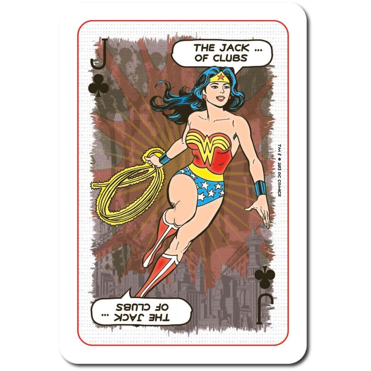 DC Comics Retro Waddingtons Number 1 Playing Cards