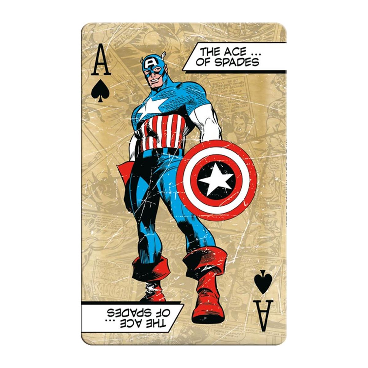Marvel Comic Retro Waddingtons Number 1 Playing Cards